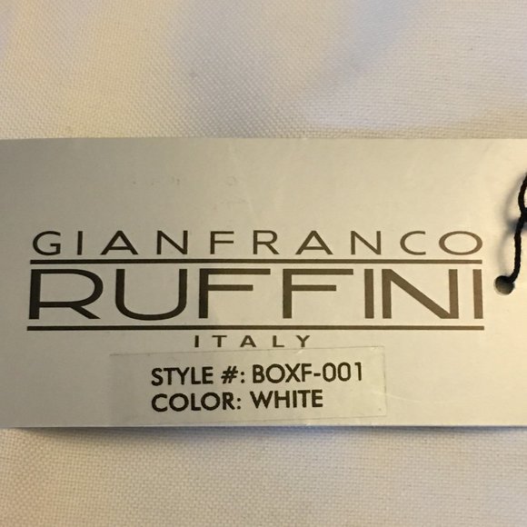 GIANFRANCO RUFFINI White Dress Shirt   NWT! - Picture 12 of 12